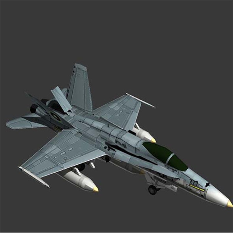 石景山3D舰载战斗机模型